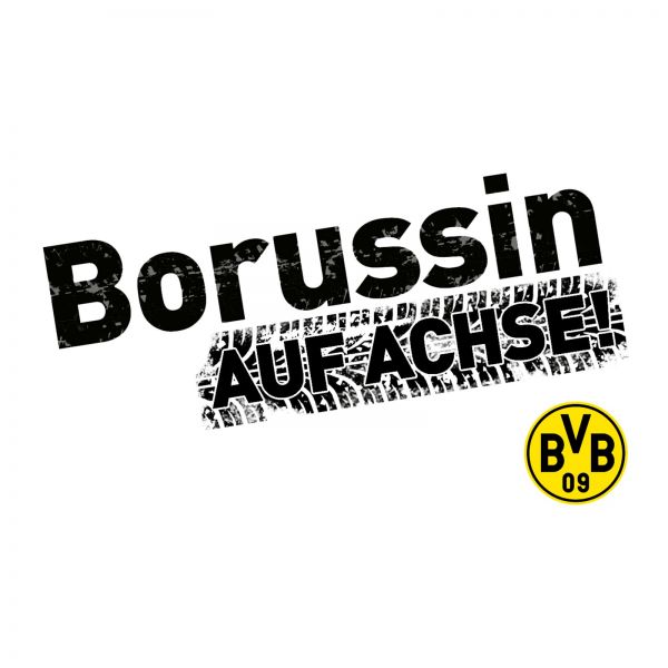 Borussia Dortmund BVB-Auto-Aufkleber Silber