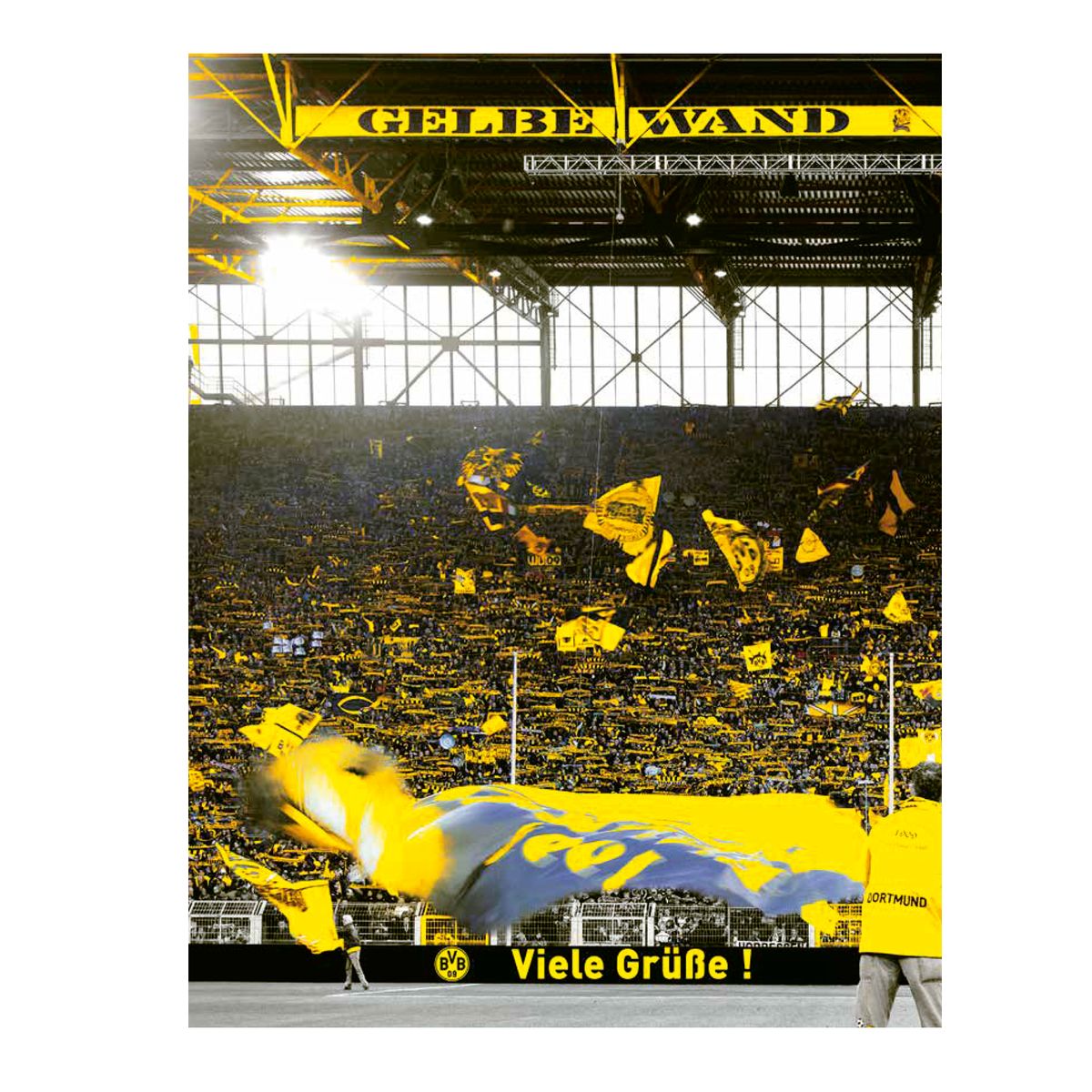 BVB Grußkarte: Viele Grüße! | Alles | Ihr ONLINE - Shop für BVB-Fanartikel