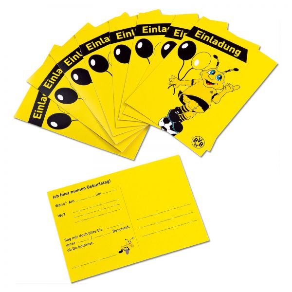BVB EMMA-Einladungskarten (10er-Set)