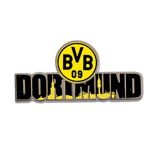 BVB Dortmund-Pin mit Skyline