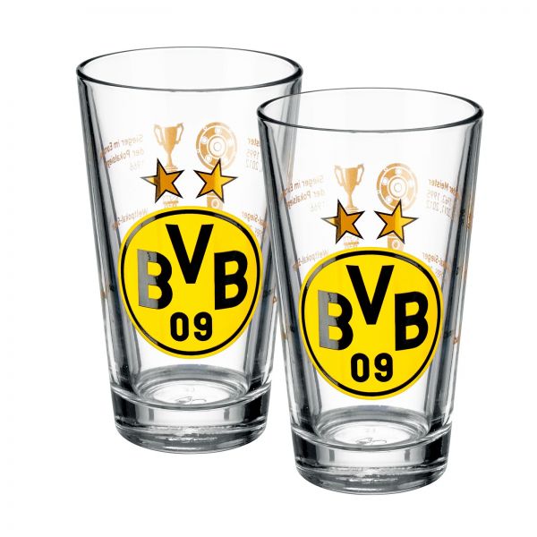 BVB Wasserglas (2er Set)