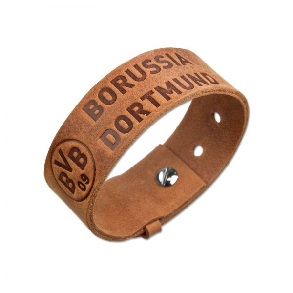 BVB Lederarmband (braun)